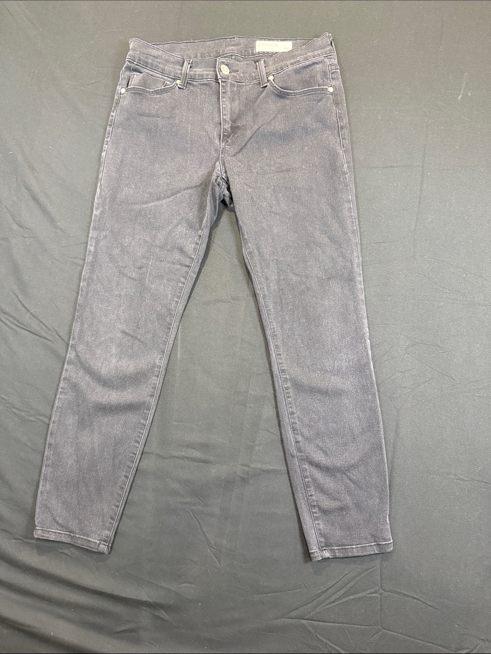 pistola Women's Ankle Crop Slim Jeans in Black Washed Size 29